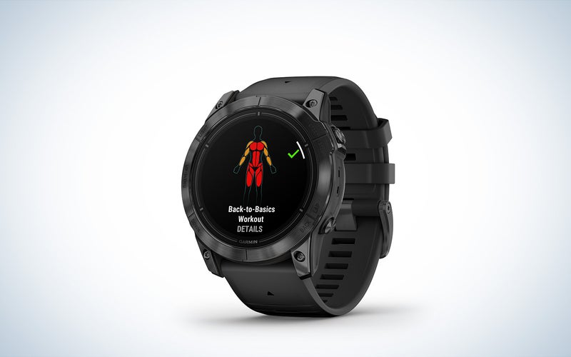 Černé chytré hodinky Garmin epix Pro